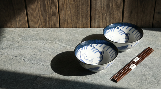 mino yaki ware ramen bowl