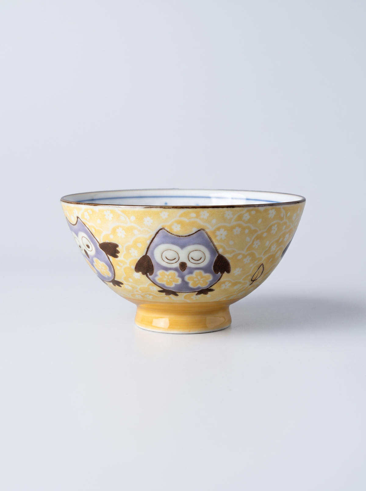 Bowl "Owl Garden" — Japanese Ceramic by Kutanido Co. Ltd.