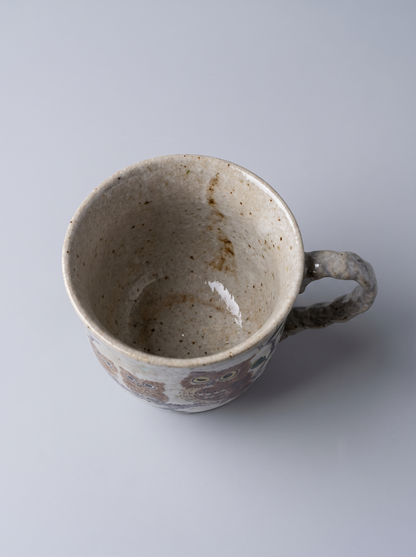 Mug "Owls on a Branch" — Japanese Ceramic by Kutanido Co. Ltd.