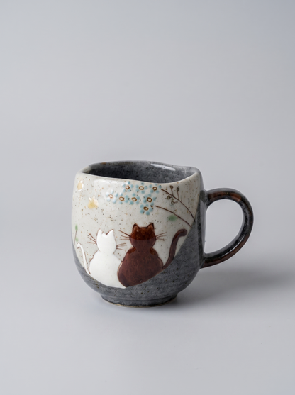 Mug "Yunomi Cats" — Japanese Ceramic by Kutanido Co. Ltd.