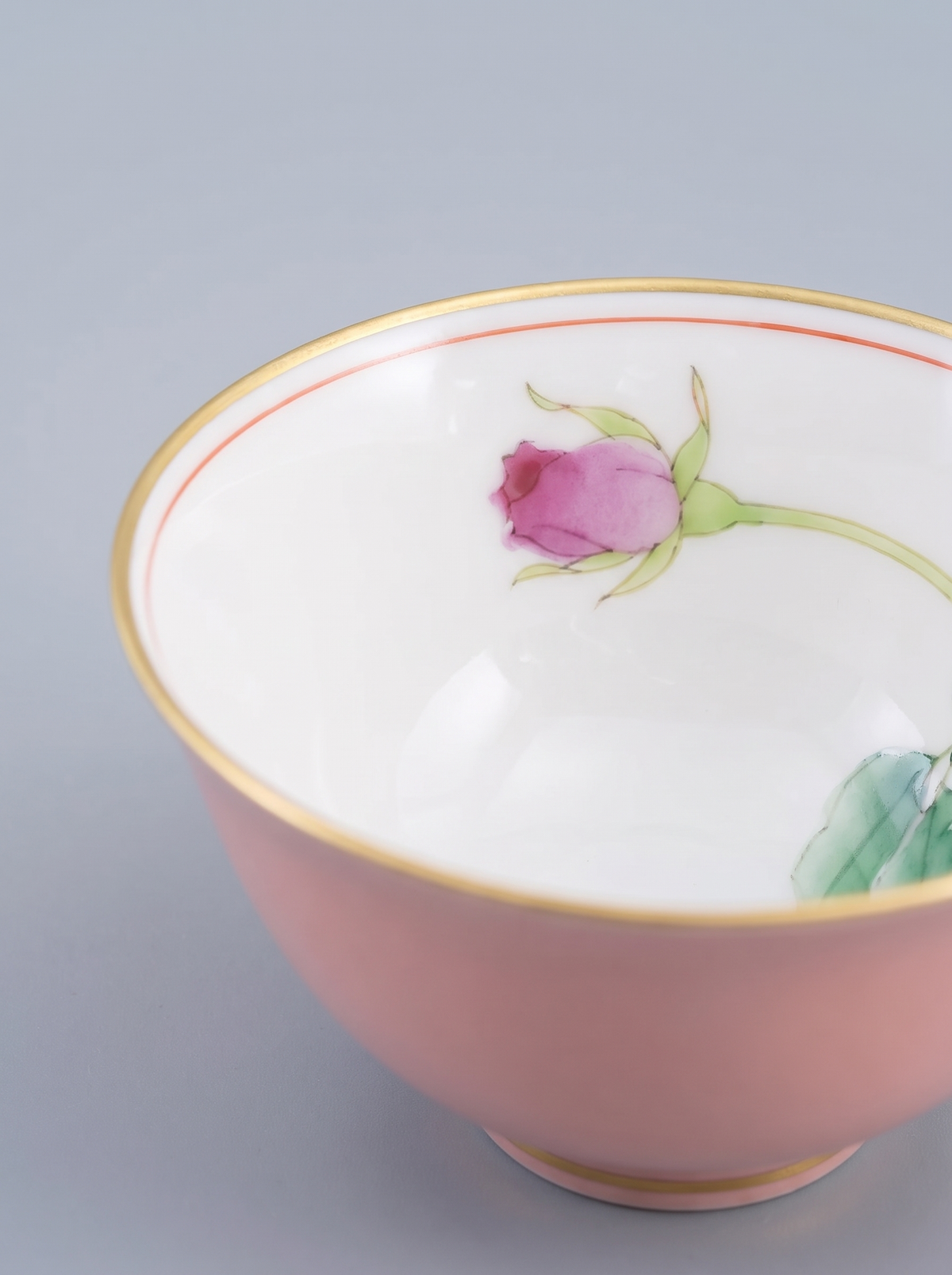Teacup Set "Bright Rose" — Japanese Porcelain by Koransha Co. Ltd.